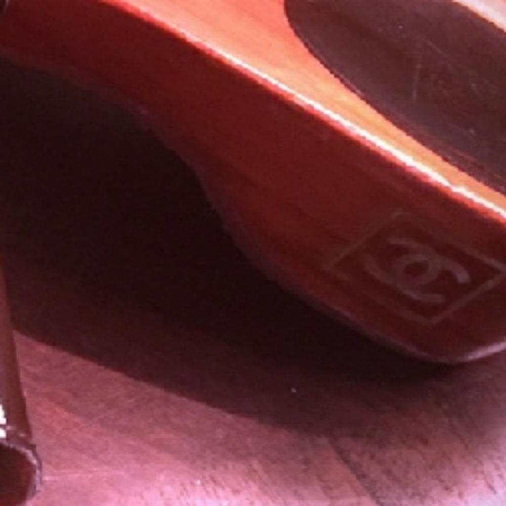 🖤CHANEL 💯 Authentic brown patton clogs 8 38 - Picture 4 of 4